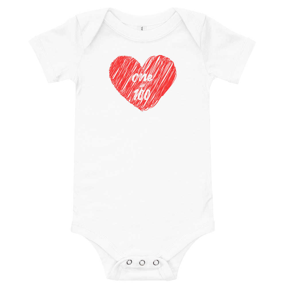 One in 100 - Baby short sleeve one piece