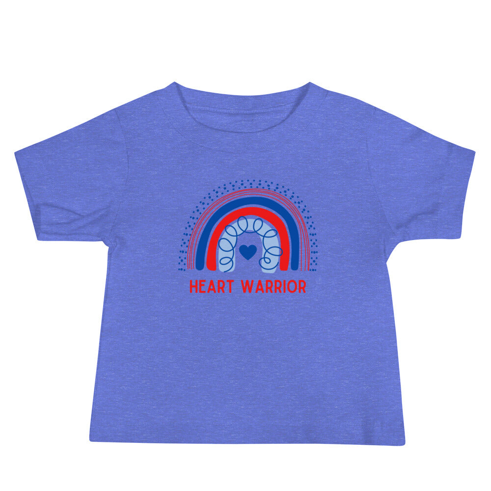 Rainbow Heart Warrior - Baby Jersey Short Sleeve Tee
