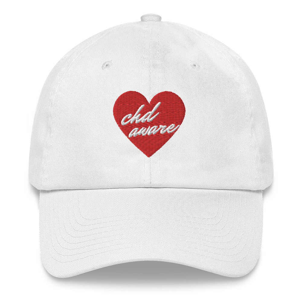 CHD Aware Heart Logo - Dad hat