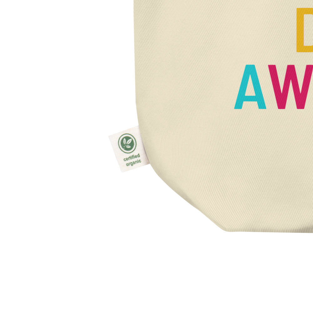 Colorful CHD Awareness - Organic Cotton Tote Bag