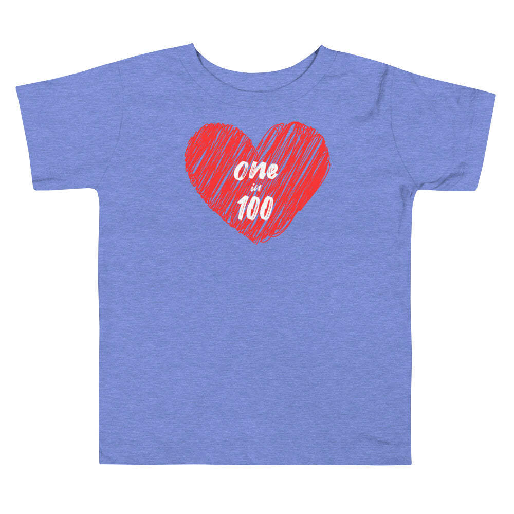 One in 100 - Toddler Short Sleeve Tee