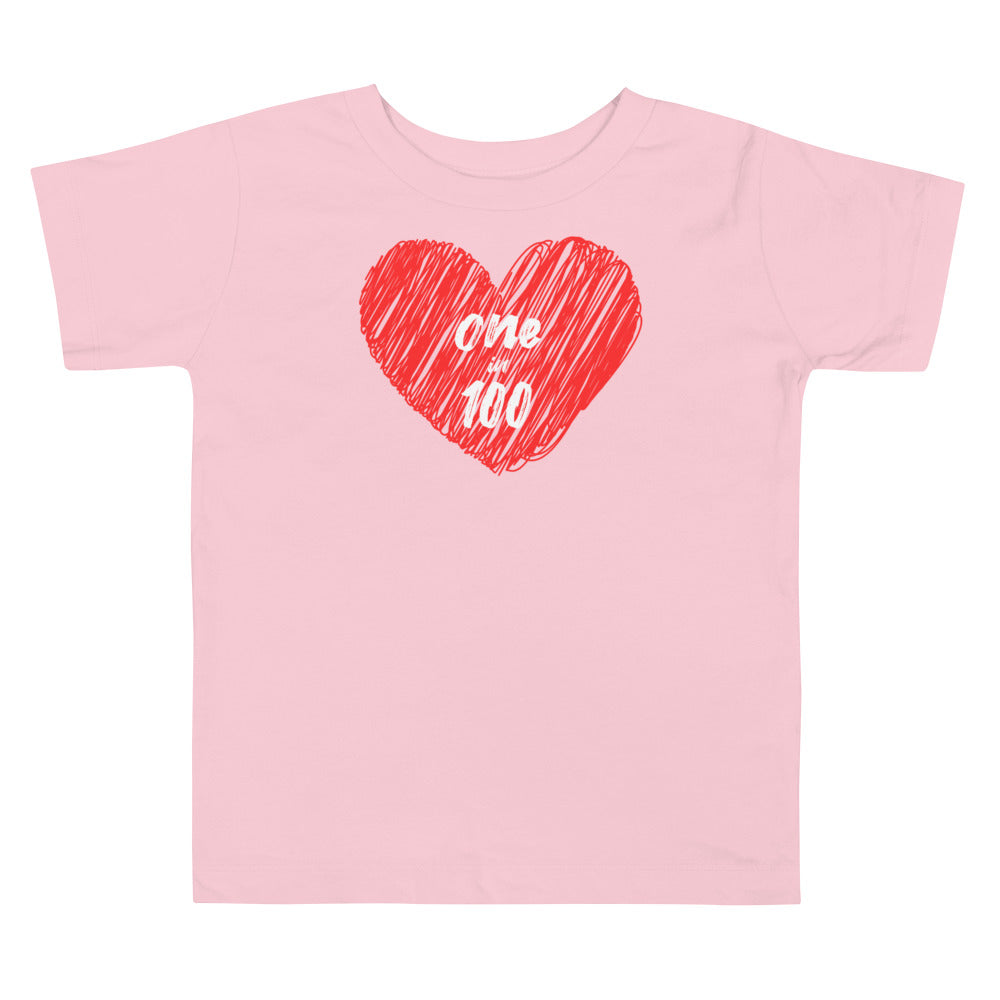 One in 100 - Toddler Short Sleeve Tee