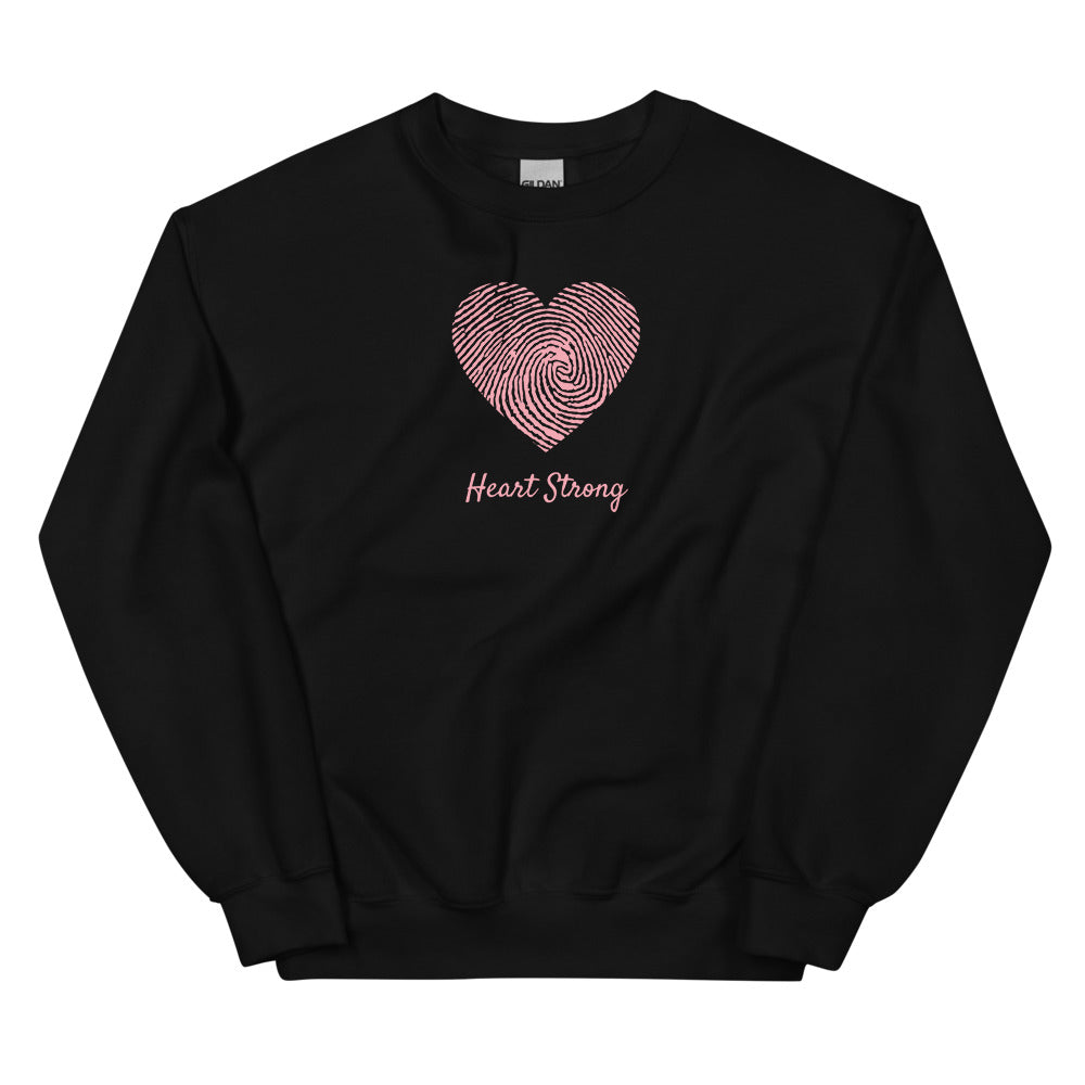 CHD Heart Strong Fingerprint - Unisex Sweatshirt