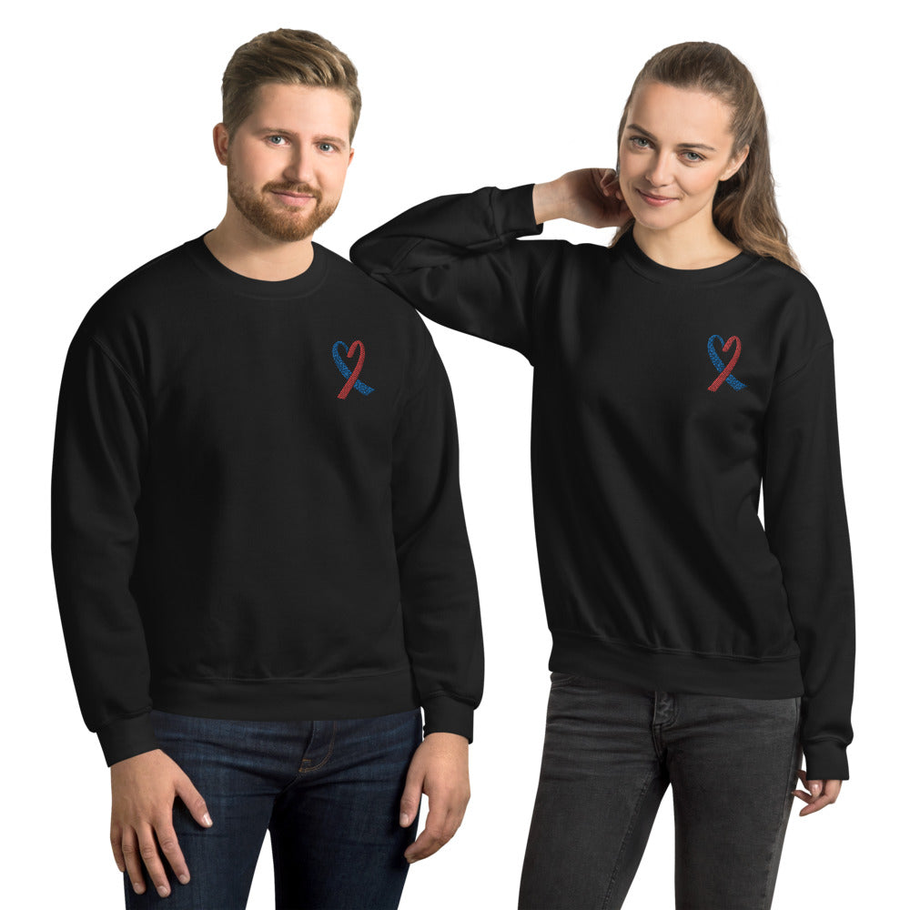 Heart Ribbon - Unisex Sweatshirt