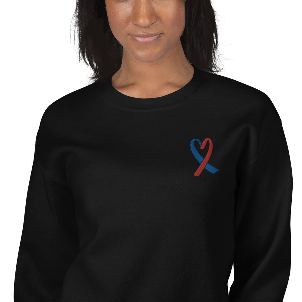 Heart Ribbon - Unisex Sweatshirt