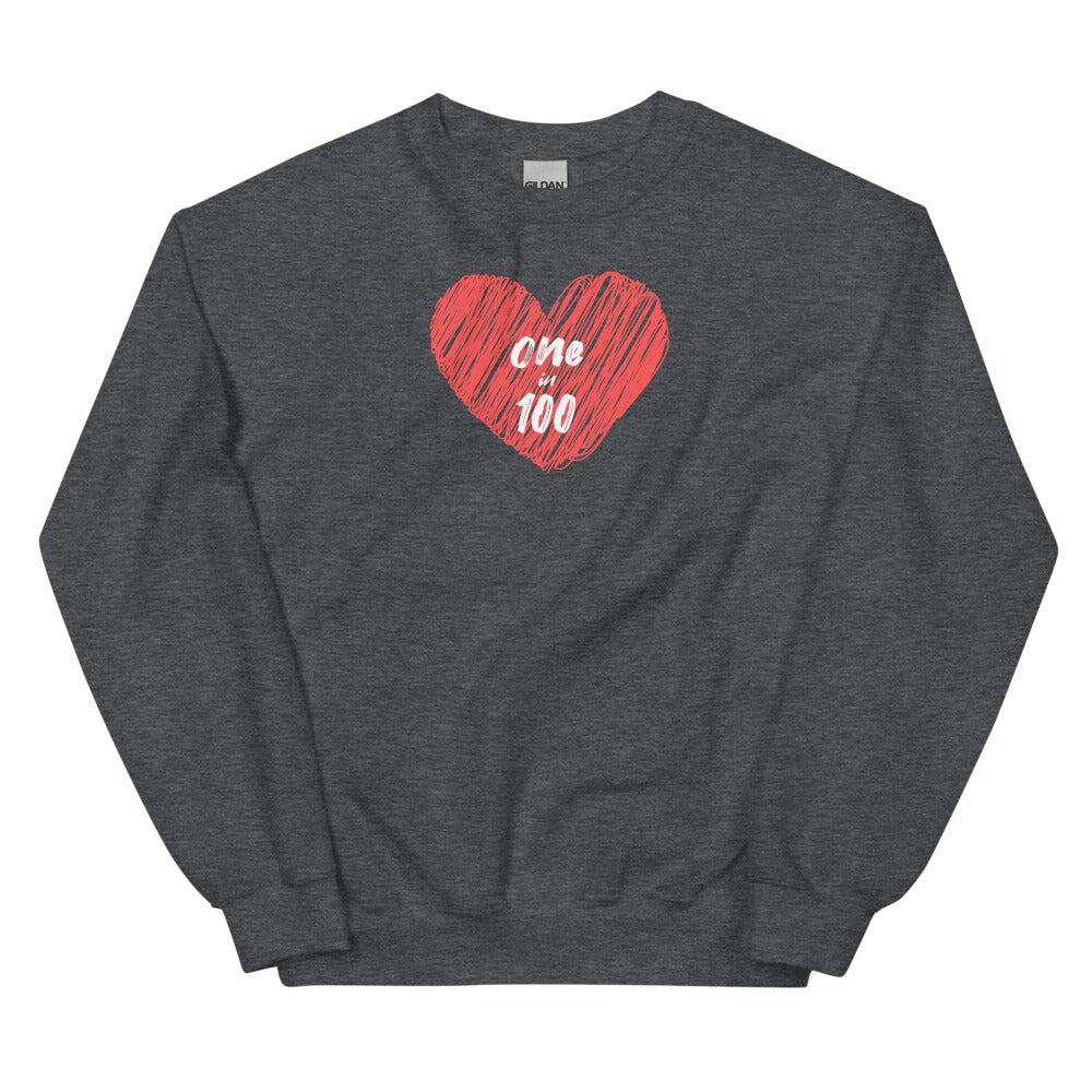 One in 100 - Unisex Sweatshirt