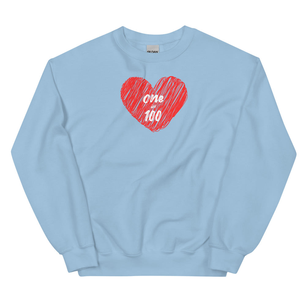 One in 100 - Unisex Sweatshirt