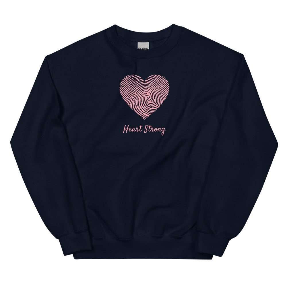 CHD Heart Strong Fingerprint - Unisex Sweatshirt