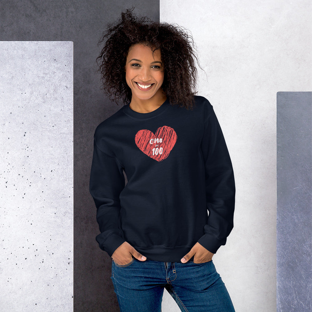 One in 100 - Unisex Sweatshirt
