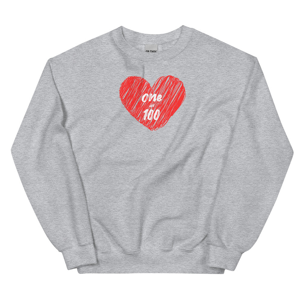One in 100 - Unisex Sweatshirt