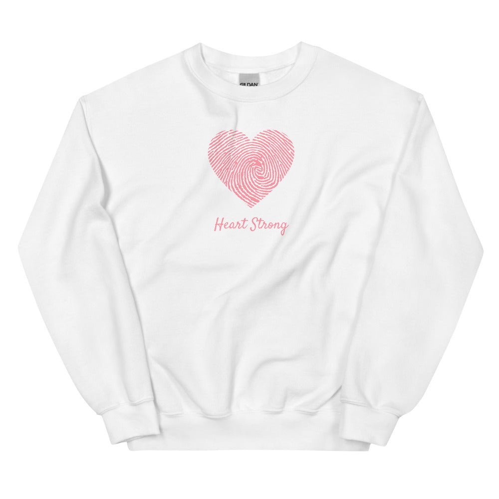 CHD Heart Strong Fingerprint - Unisex Sweatshirt