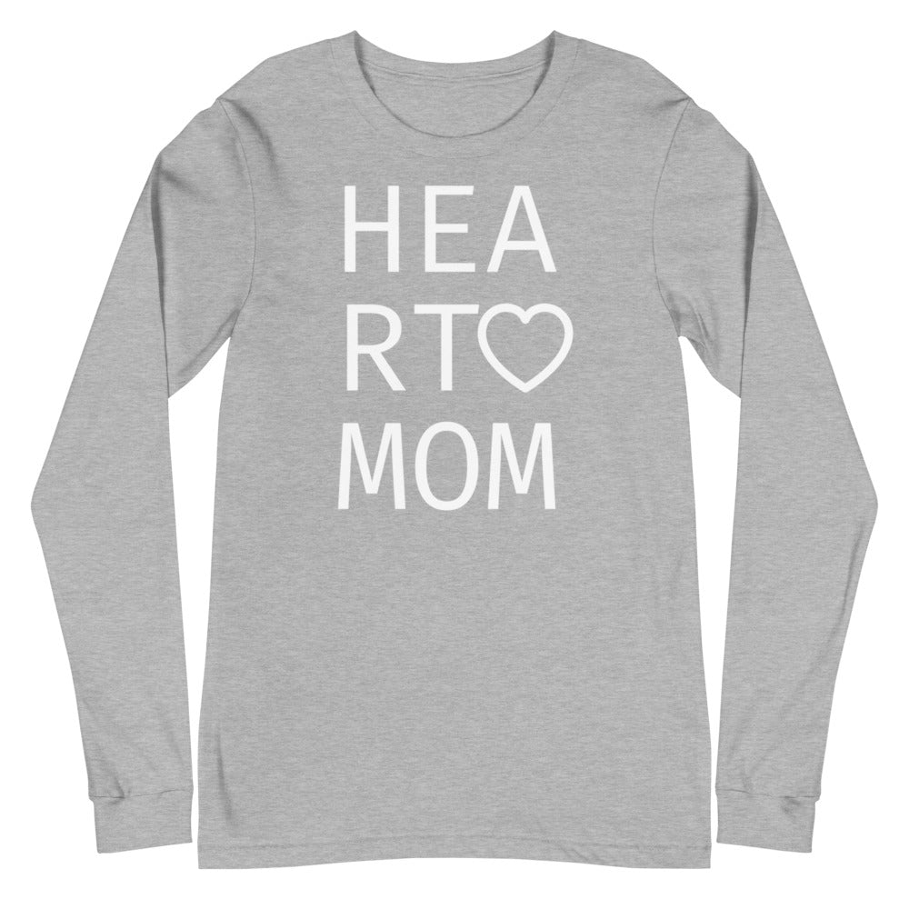 Heart Mom - Unisex Long Sleeve Tee