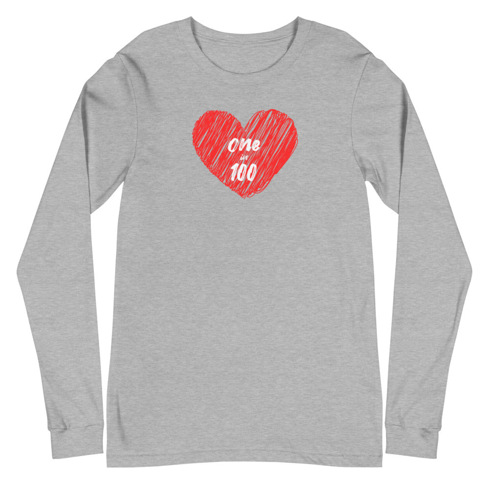 One in 100 - Unisex Long Sleeve Tee