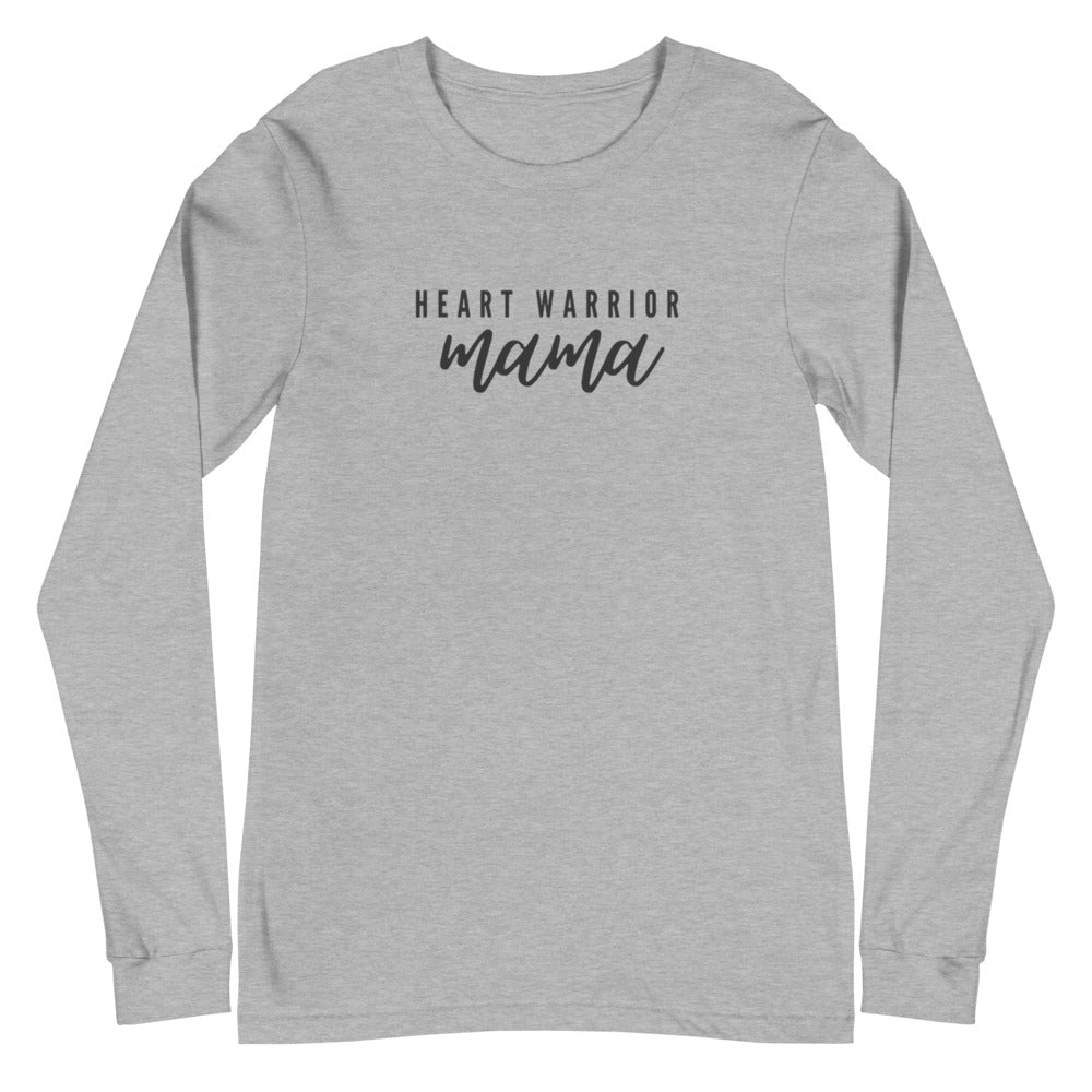 Heart Warrior Mama - Unisex Long Sleeve Tee