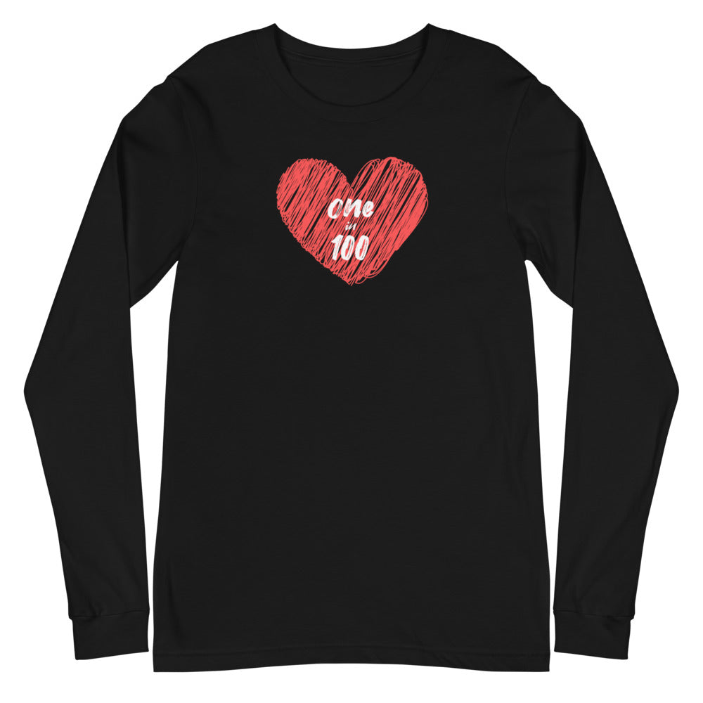 One in 100 - Unisex Long Sleeve Tee