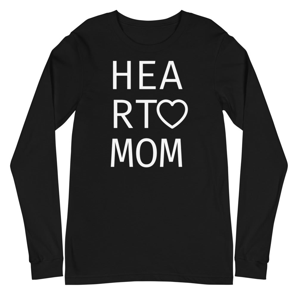 Heart Mom - Unisex Long Sleeve Tee