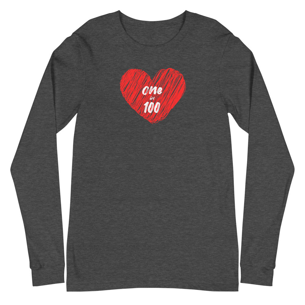 One in 100 - Unisex Long Sleeve Tee