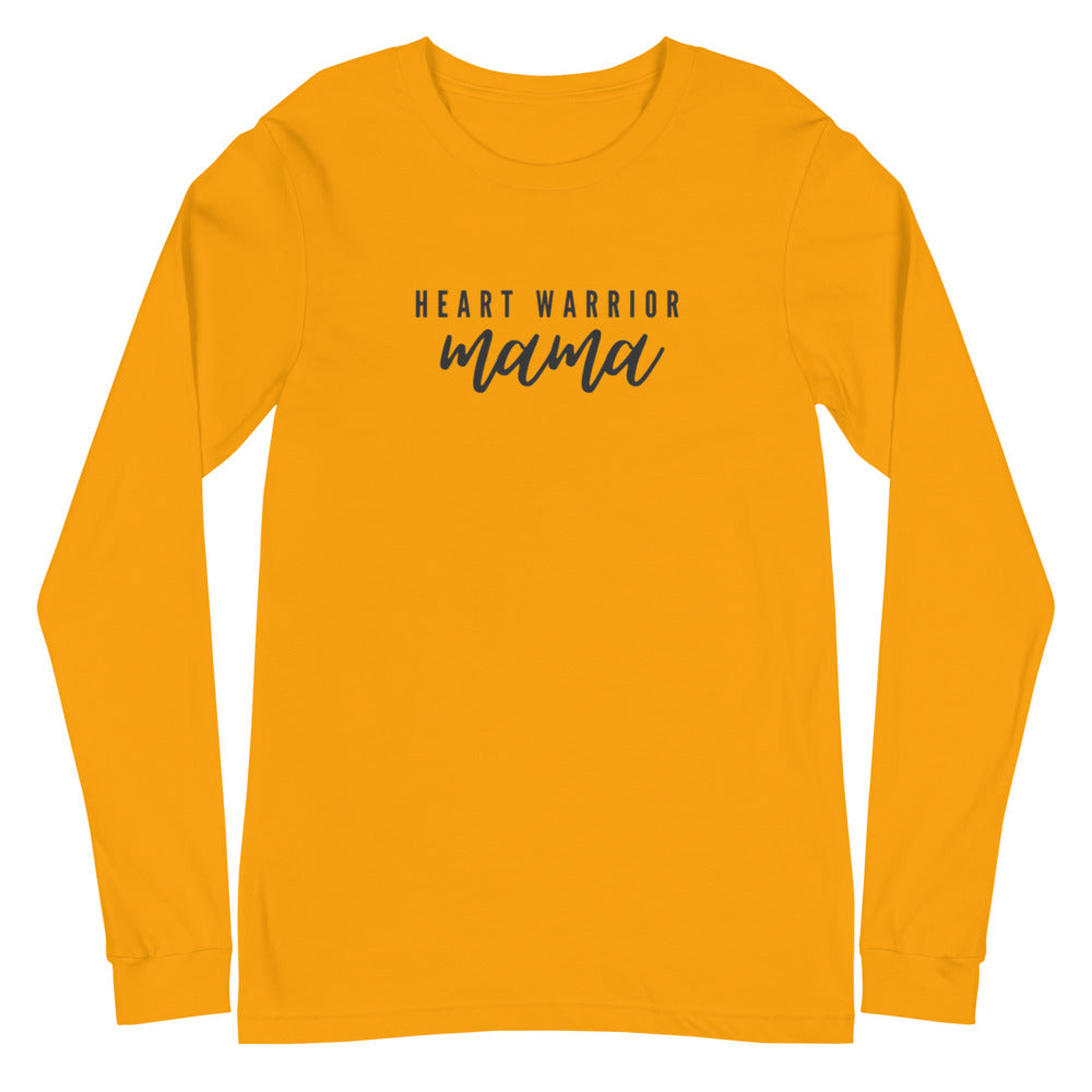 Heart Warrior Mama - Unisex Long Sleeve Tee