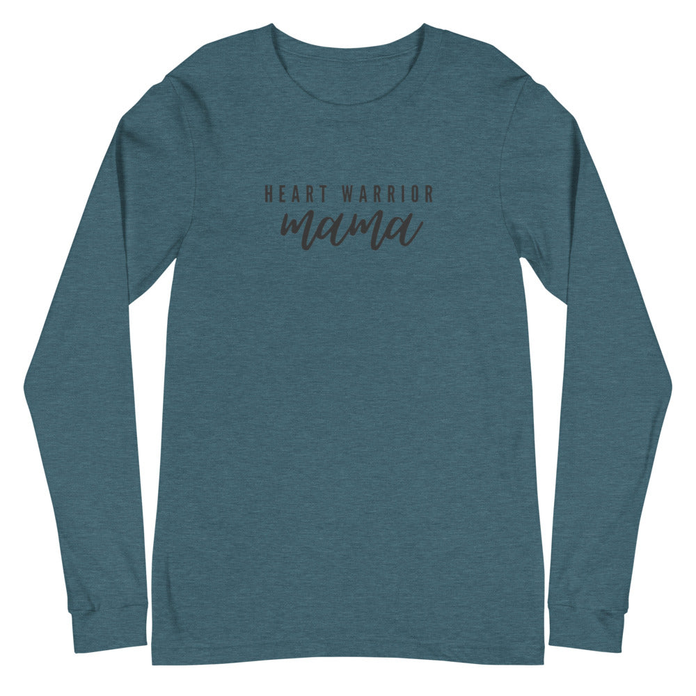 Heart Warrior Mama - Unisex Long Sleeve Tee