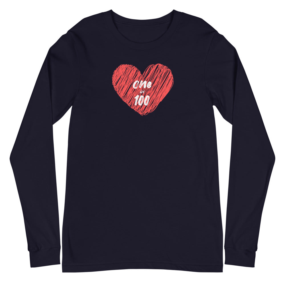 One in 100 - Unisex Long Sleeve Tee