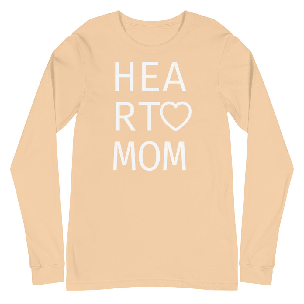 Heart Mom - Unisex Long Sleeve Tee