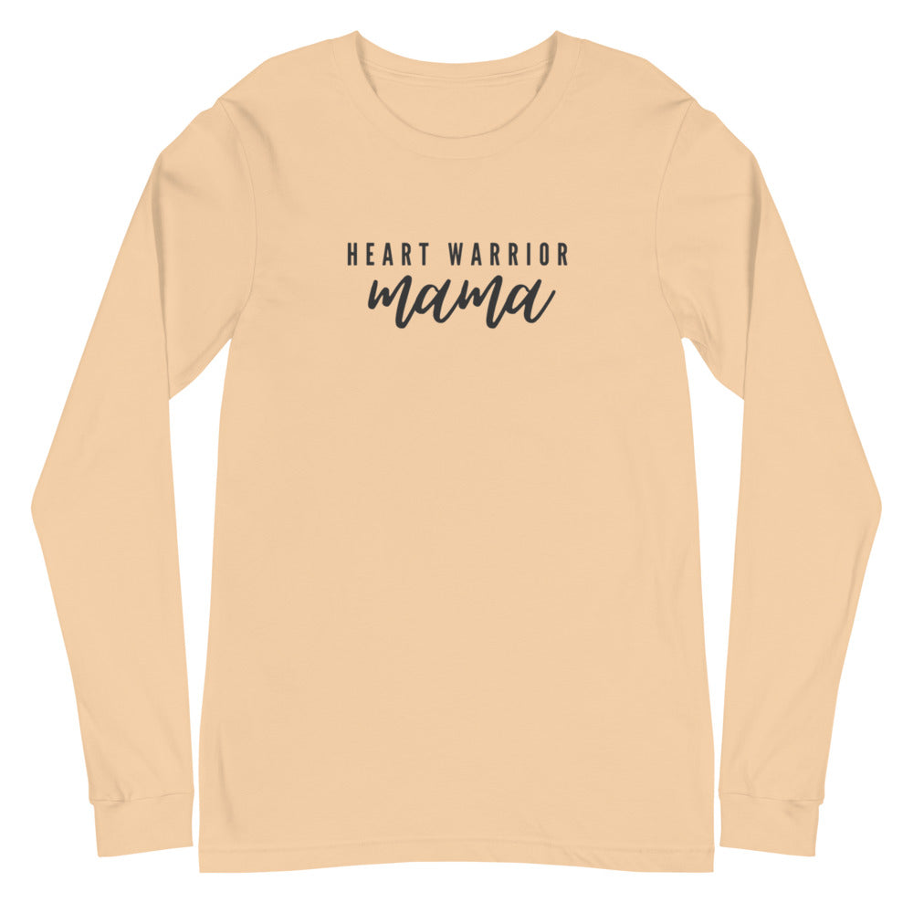 Heart Warrior Mama - Unisex Long Sleeve Tee