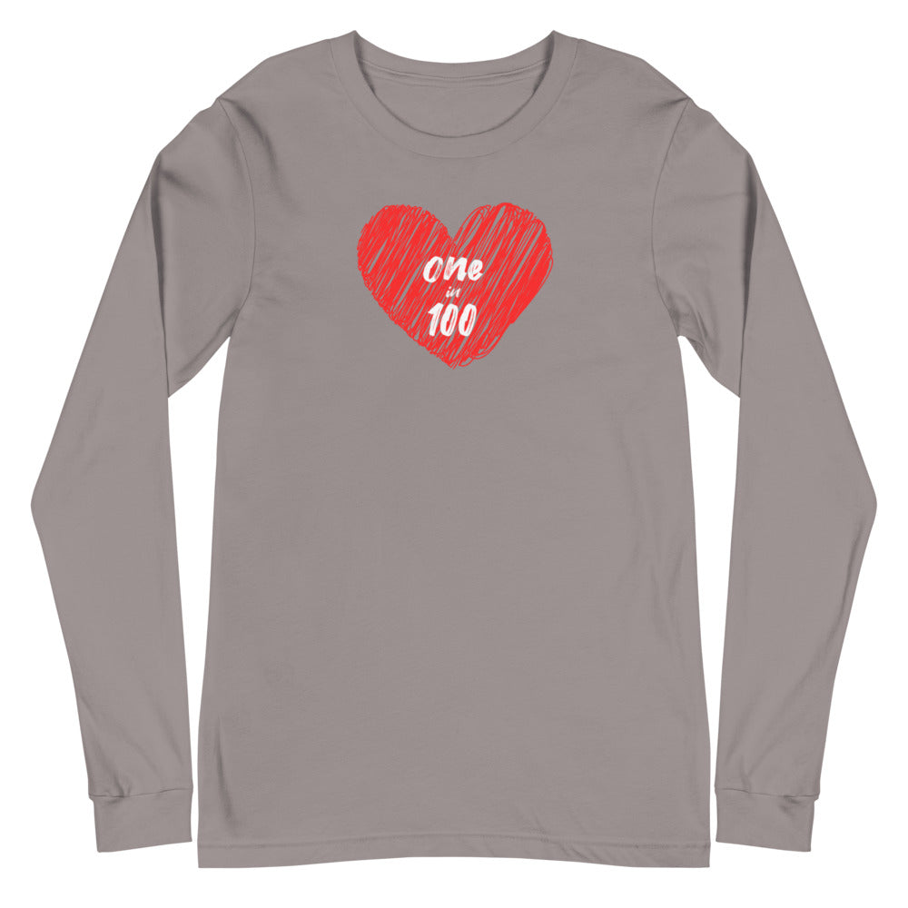 One in 100 - Unisex Long Sleeve Tee
