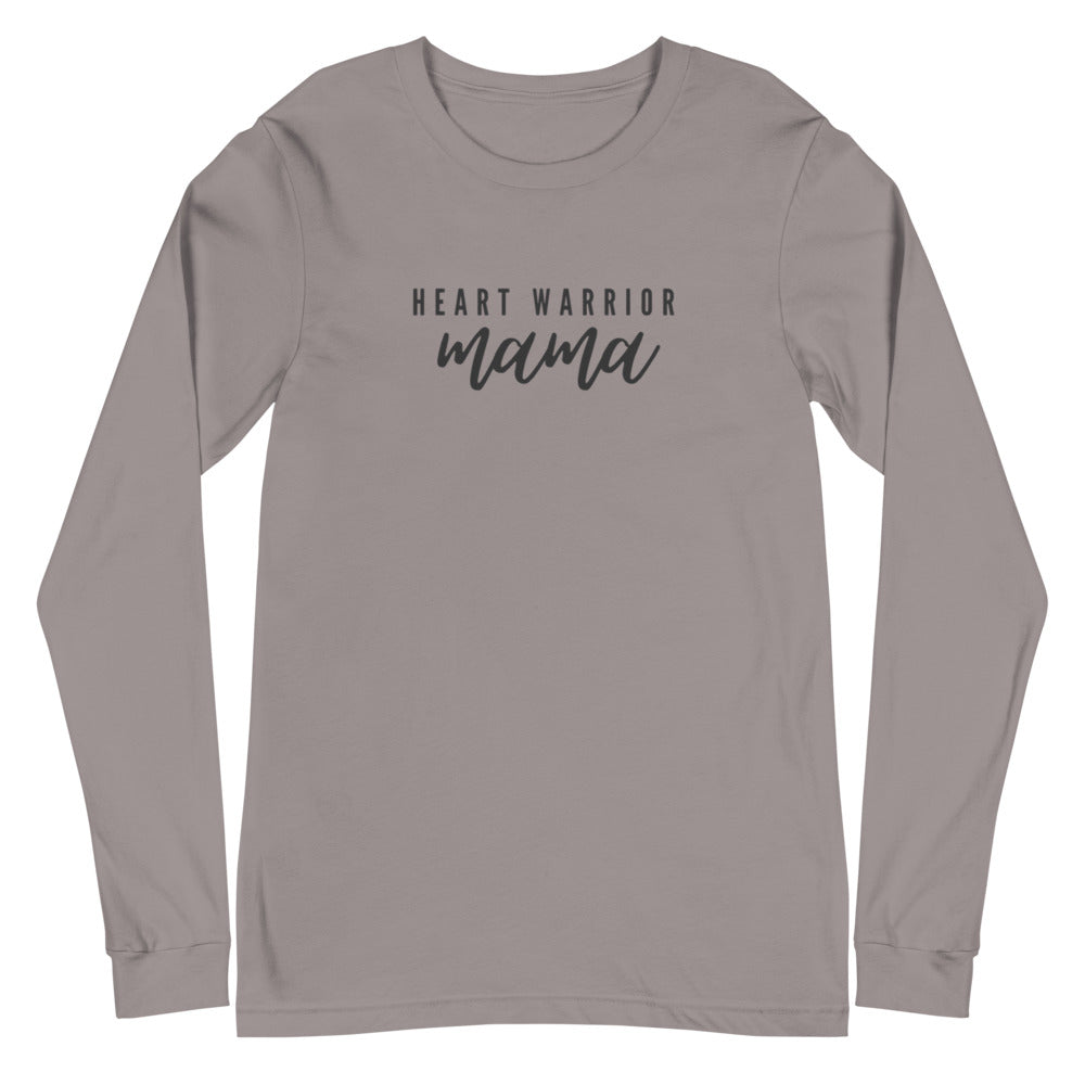 Heart Warrior Mama - Unisex Long Sleeve Tee