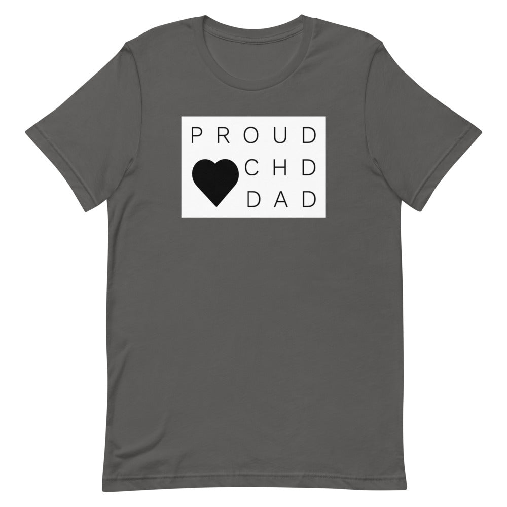 Proud CHD Dad - Short-Sleeve Unisex T-Shirt