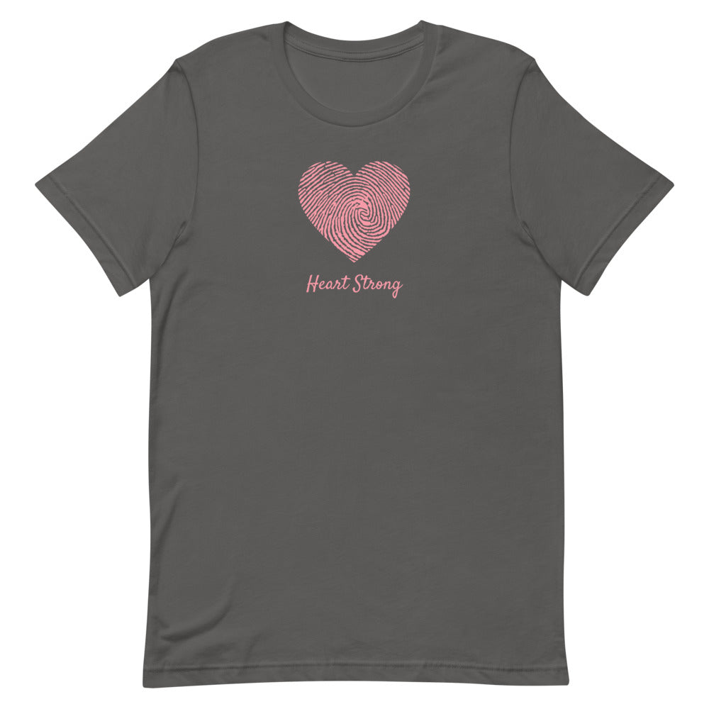 CHD Heart Strong Fingerprint - Short-Sleeve Unisex T-Shirt