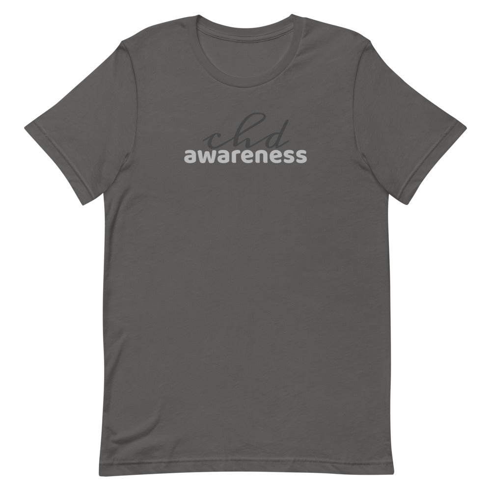 CHD Awareness Two Tone - Short-Sleeve Unisex T-Shirt