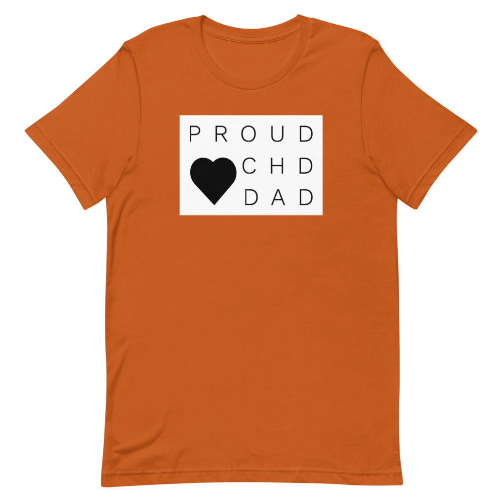 Proud CHD Dad - Short-Sleeve Unisex T-Shirt