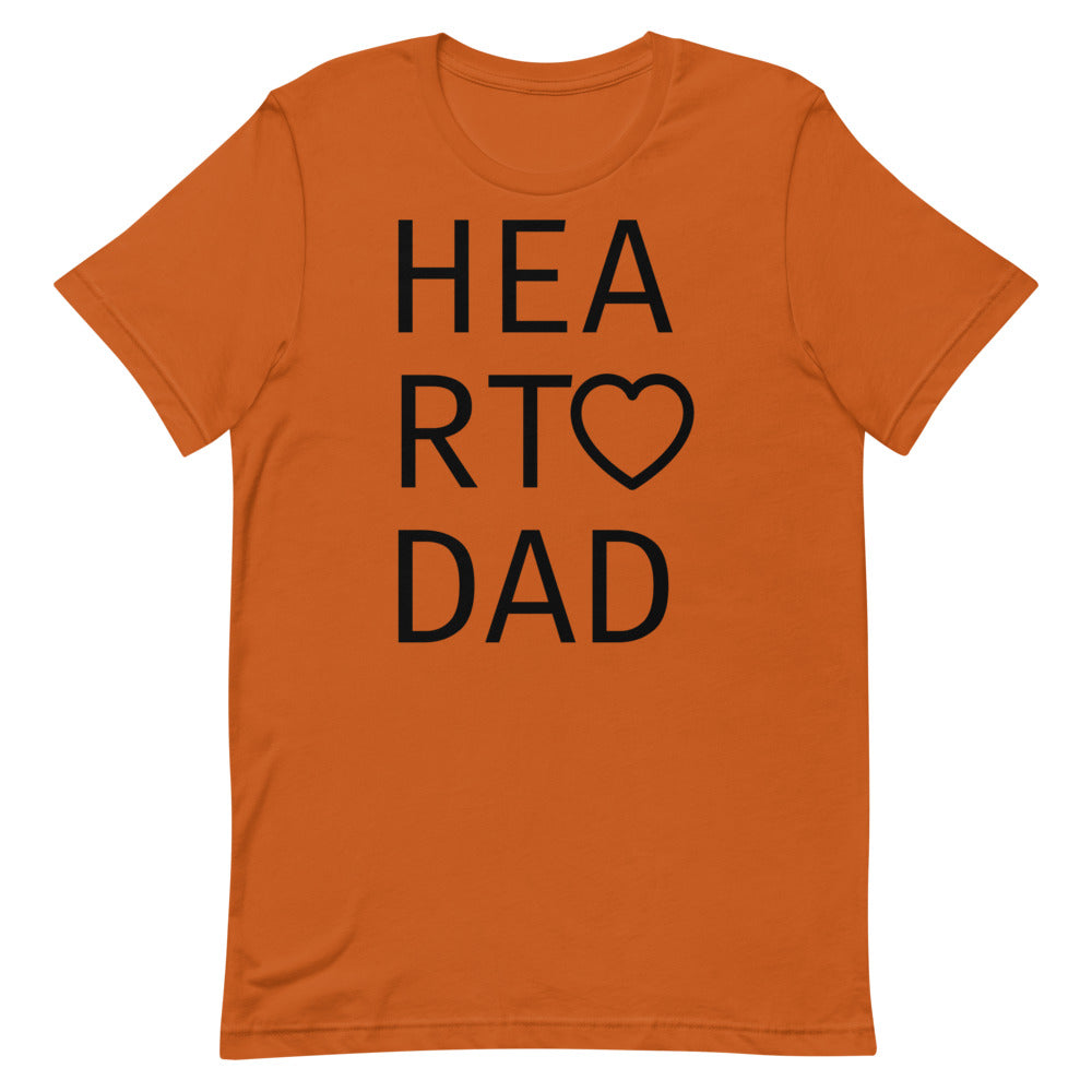 Heart Dad - Short-Sleeve Unisex T-Shirt