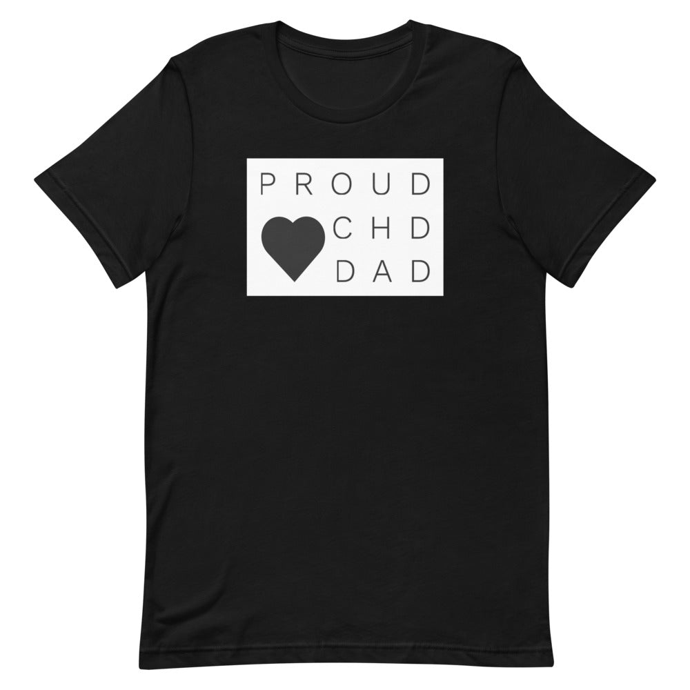 Proud CHD Dad - Short-Sleeve Unisex T-Shirt