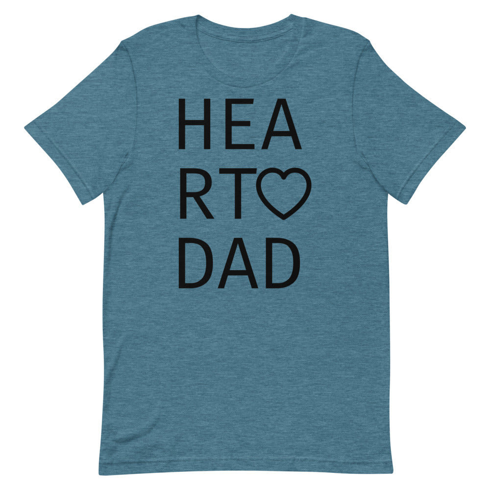 Heart Dad - Short-Sleeve Unisex T-Shirt