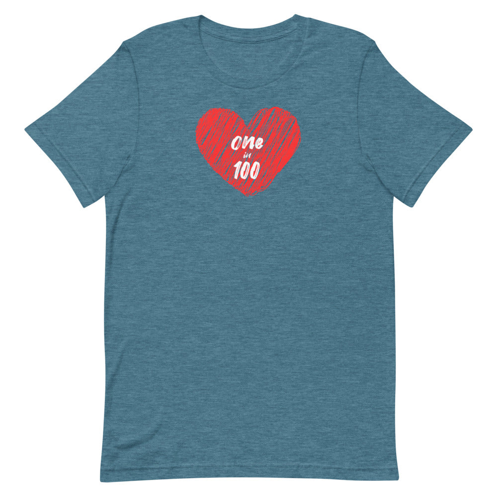 One in 100 - Short-Sleeve Unisex T-Shirt