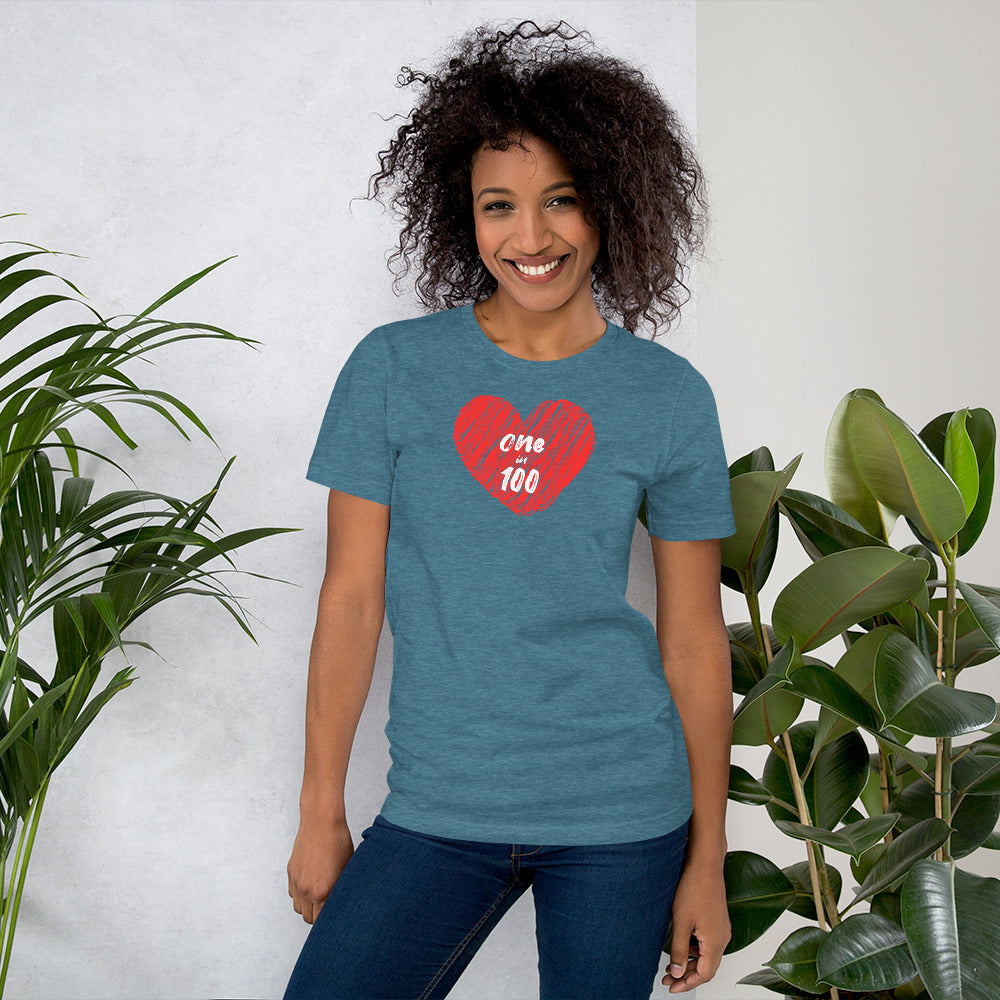 One in 100 - Short-Sleeve Unisex T-Shirt