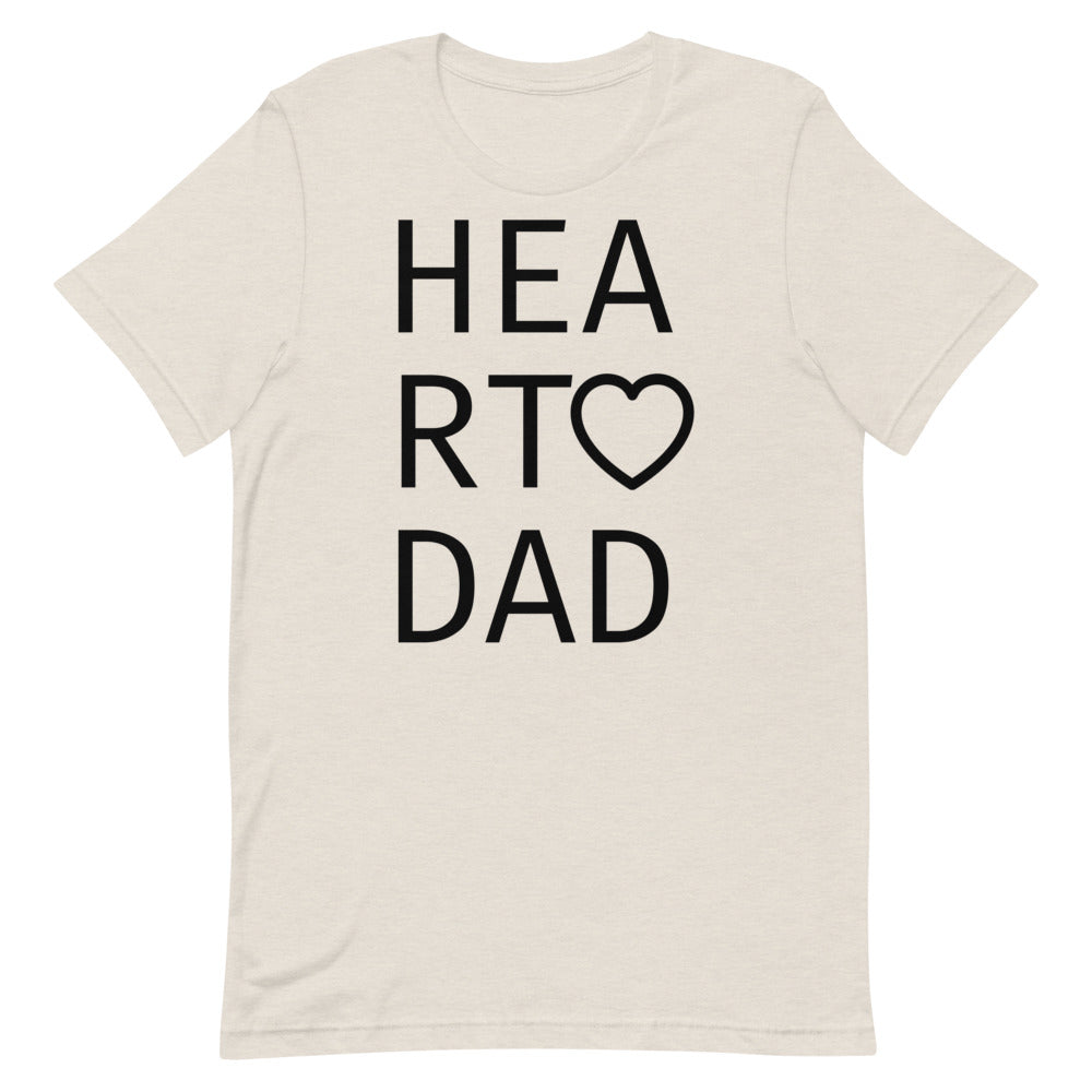 Heart Dad - Short-Sleeve Unisex T-Shirt