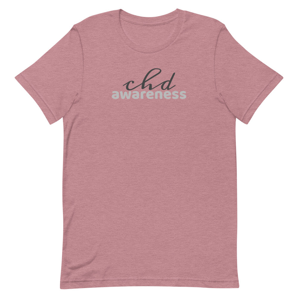 CHD Awareness Two Tone - Short-Sleeve Unisex T-Shirt