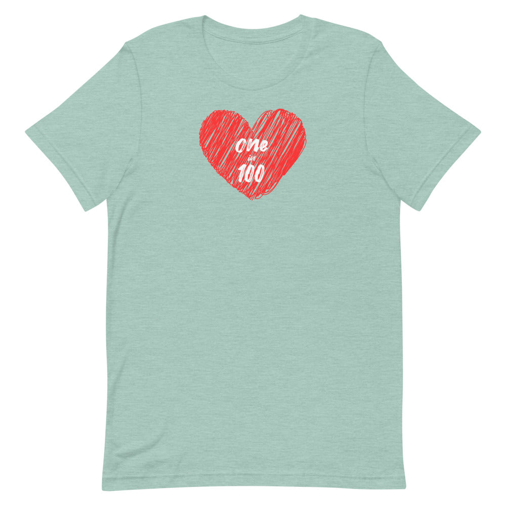 One in 100 - Short-Sleeve Unisex T-Shirt