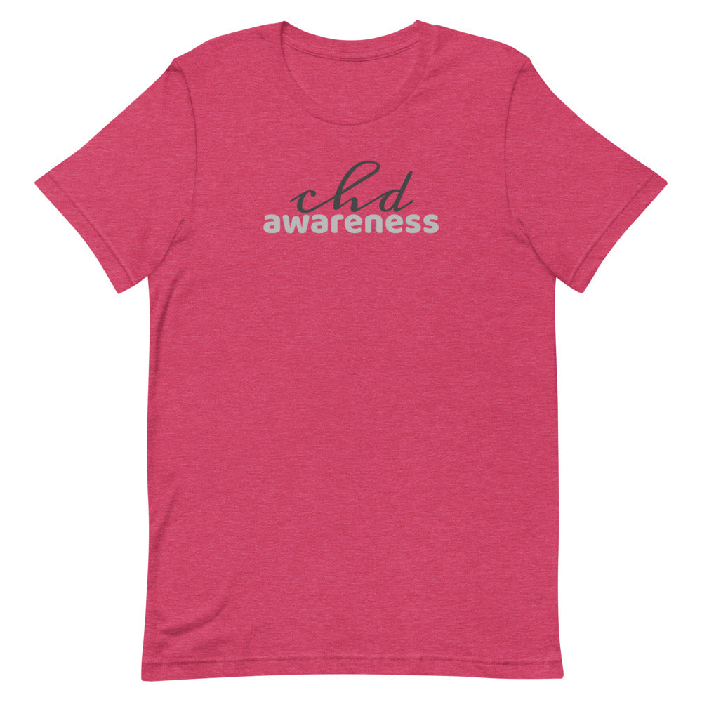 CHD Awareness Two Tone - Short-Sleeve Unisex T-Shirt