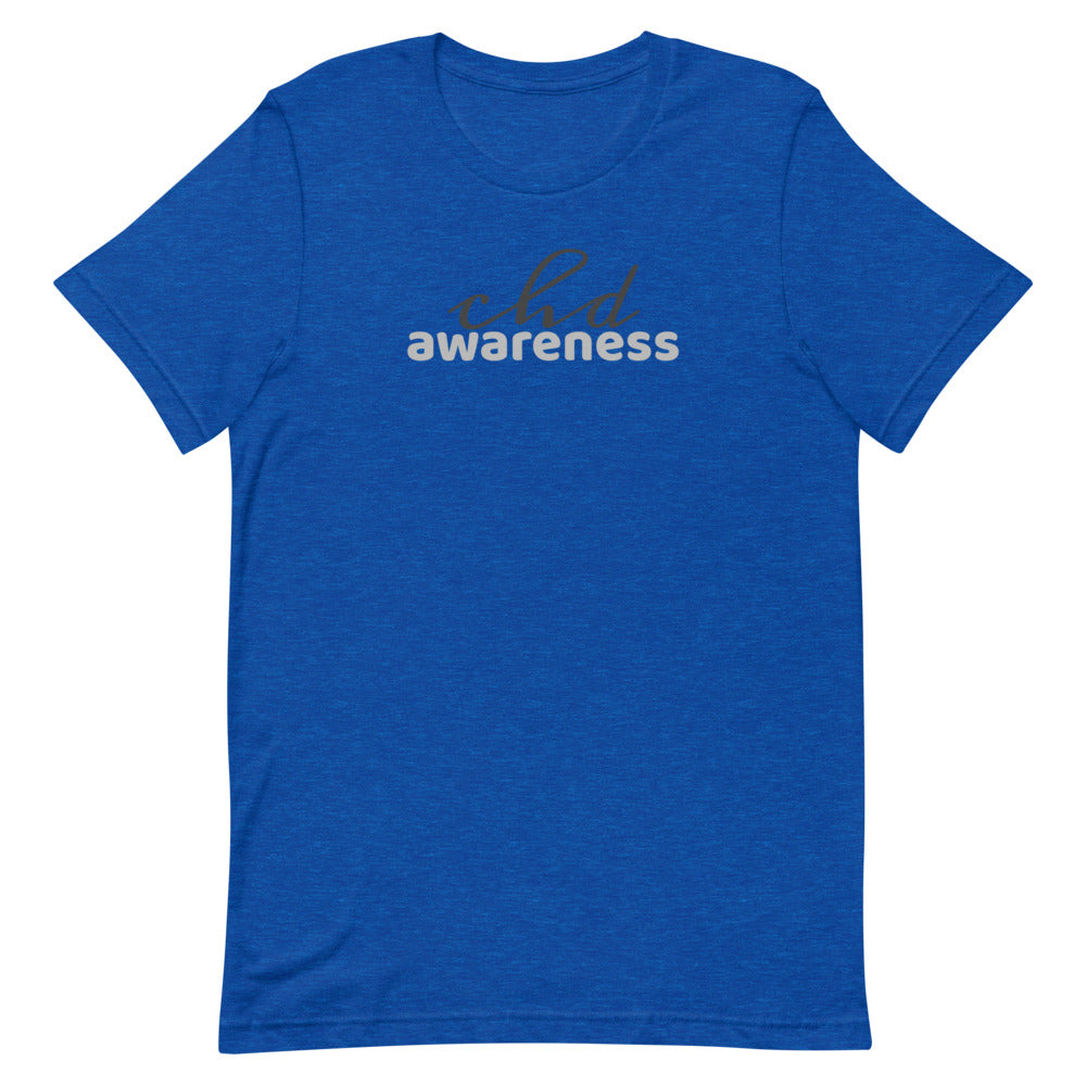 CHD Awareness Two Tone - Short-Sleeve Unisex T-Shirt