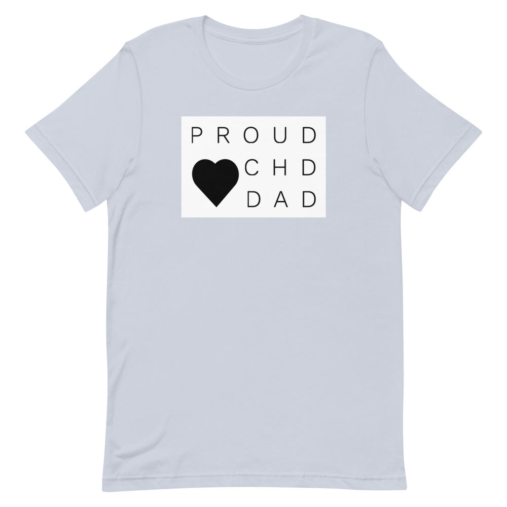Proud CHD Dad - Short-Sleeve Unisex T-Shirt