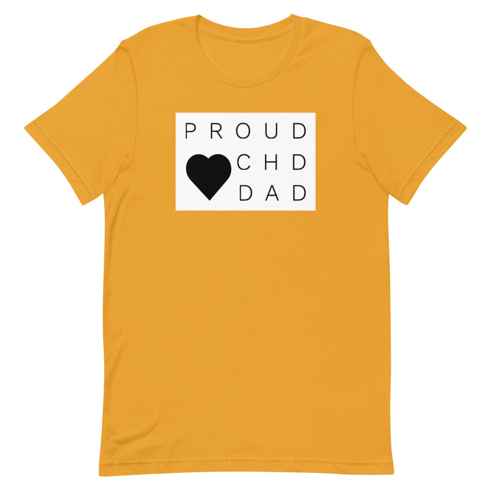 Proud CHD Dad - Short-Sleeve Unisex T-Shirt