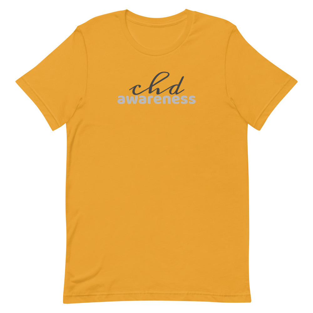 CHD Awareness Two Tone - Short-Sleeve Unisex T-Shirt