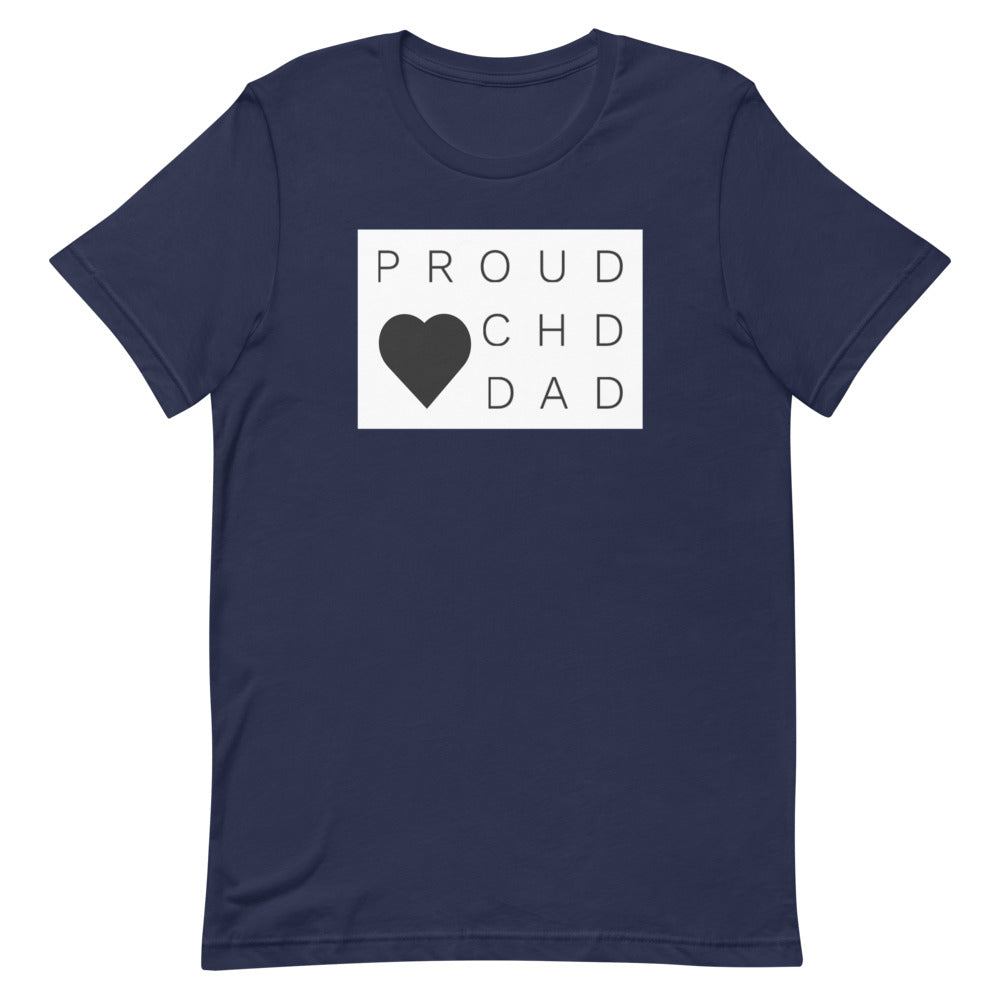 Proud CHD Dad - Short-Sleeve Unisex T-Shirt