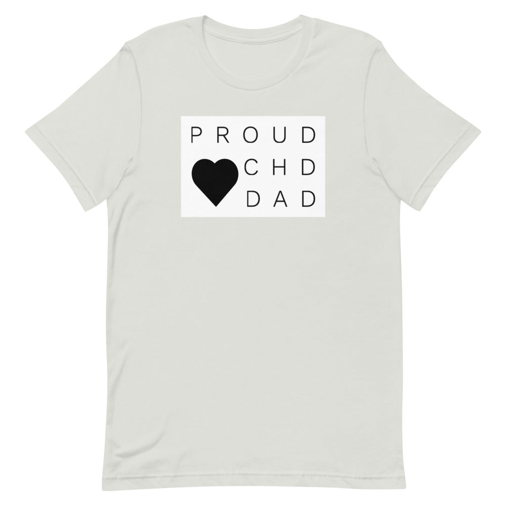 Proud CHD Dad - Short-Sleeve Unisex T-Shirt