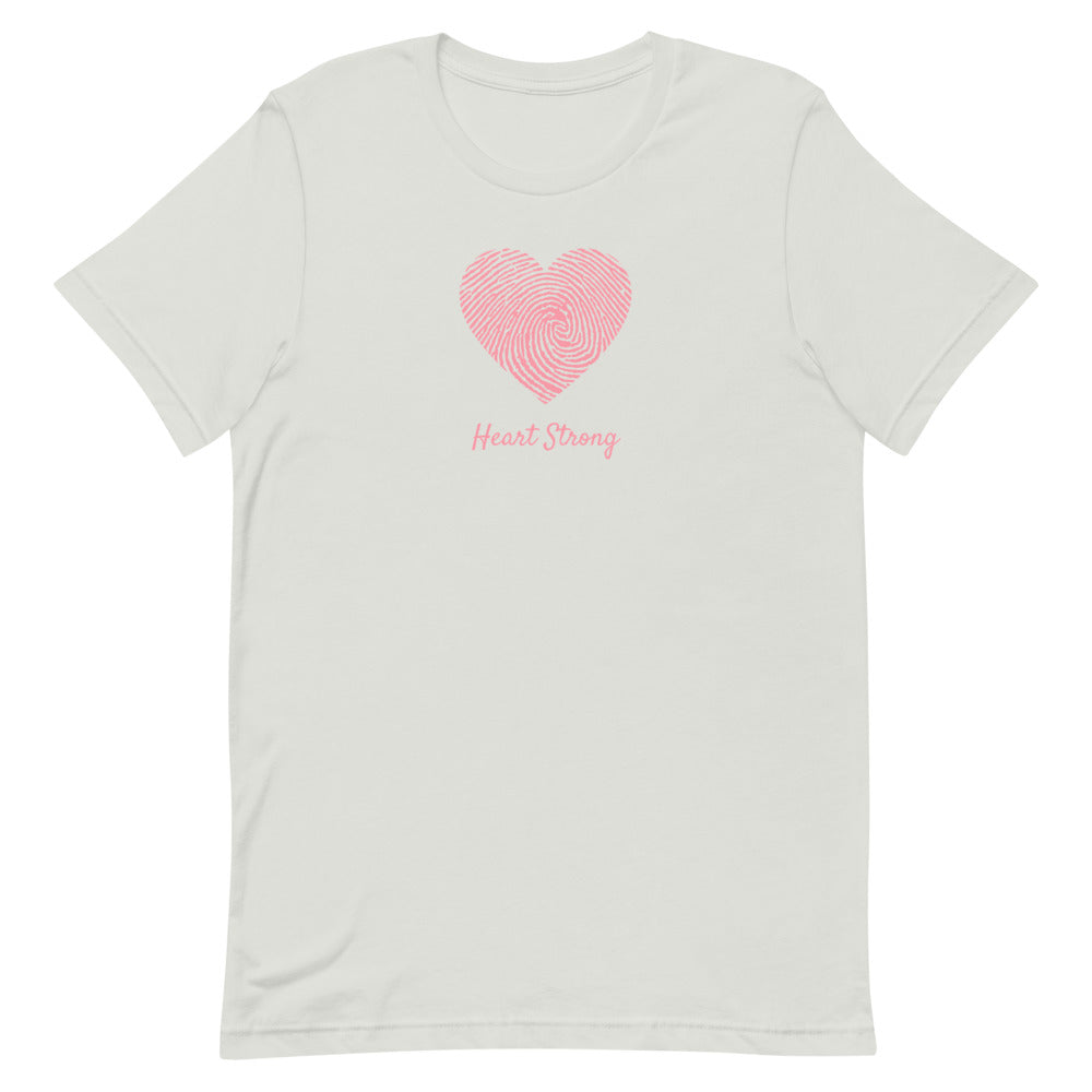 CHD Heart Strong Fingerprint - Short-Sleeve Unisex T-Shirt