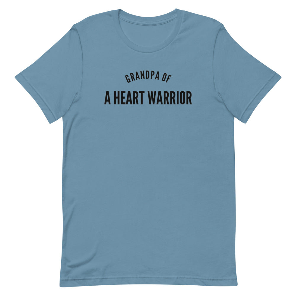 Grandpa of a Heart Warrior - Short-Sleeve Unisex T-Shirt
