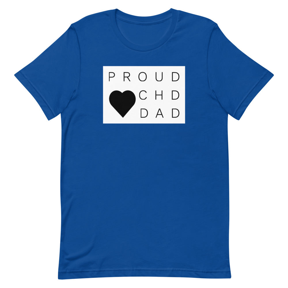 Proud CHD Dad - Short-Sleeve Unisex T-Shirt